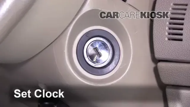 2005 Mercury Montego Premier 3.0L V6 Reloj Fijar hora de reloj